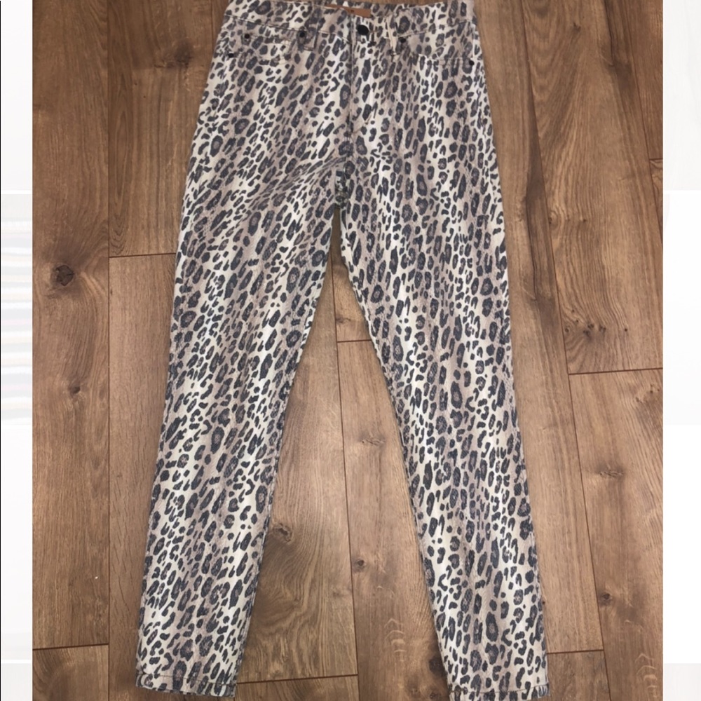 Cheetah and Snake Print Joe’s Jeans